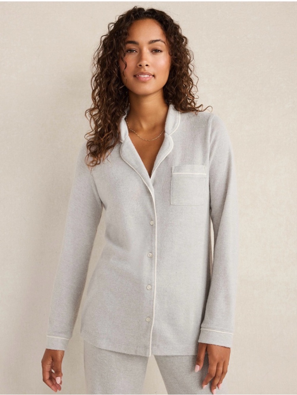 NWT Haven Well Within Marled Knit Lounge Set Pajamas Large